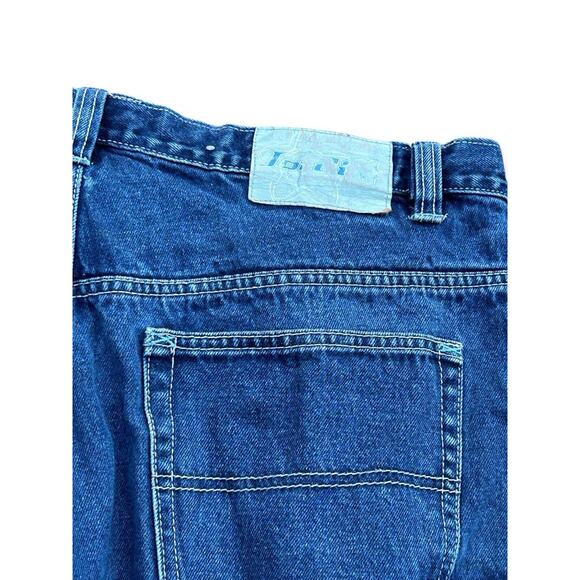 JORDIN Y2K Baggy Wide Leg Blue Carpenter Jeans Cyberpunk JNCO Style 38x32 Skater - Picture 9 of 16